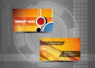 抽象名片背景 名片设计 科技背景