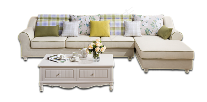 沙发茶几家居素材图片