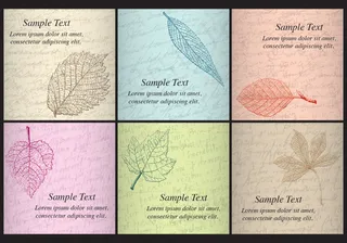 清新创意树叶婚礼邀请函