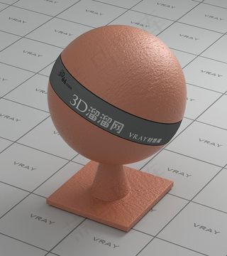 vray浅橙色皮革材质
