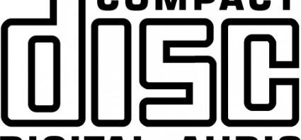 光盘数字音频logo2ai矢量模版下载