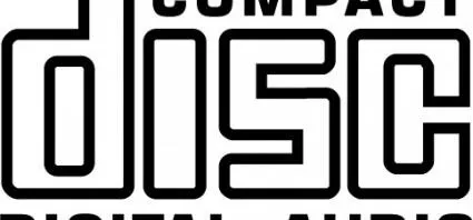 光盘数字音频logo2ai矢量模版下载