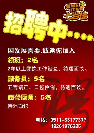 招聘海报图片