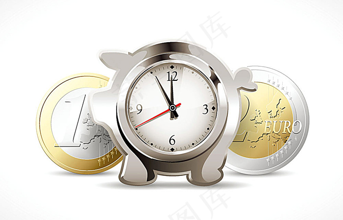 金属钟表图标设计