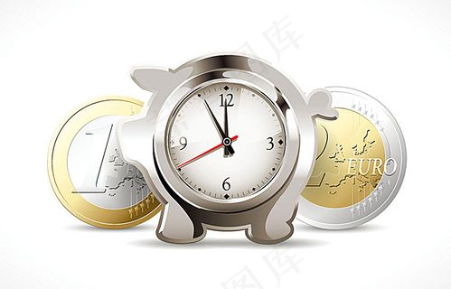 金属钟表图标设计