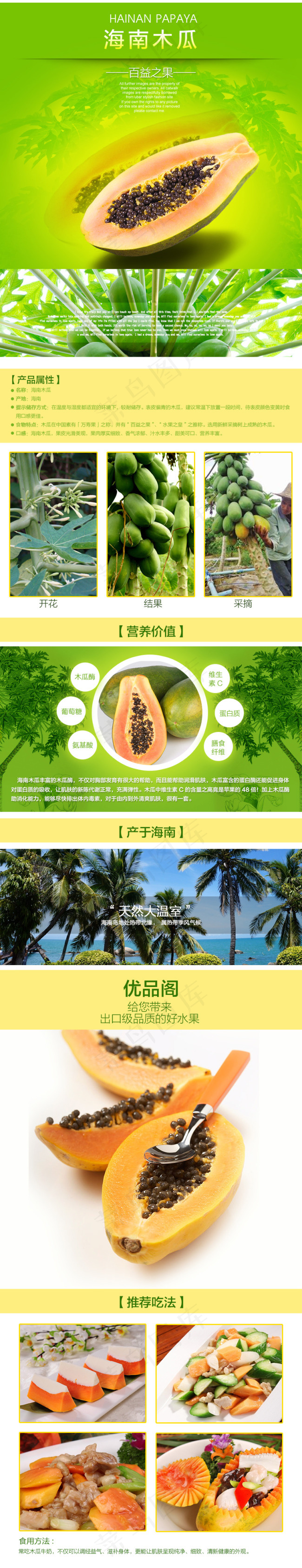 热带水果海报设计(800X7087(DPI:72))psd模版下载