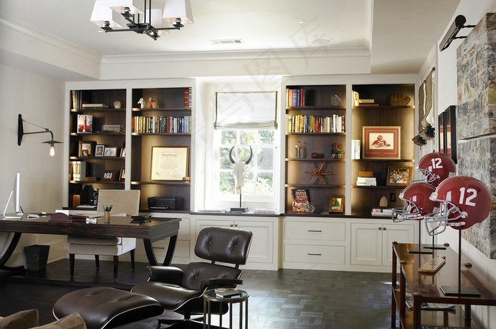 现代简约电视背景墙效果图