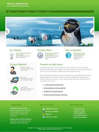 卡通动画网页模板 CSS