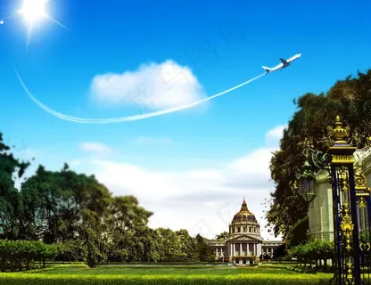 欧式建筑房地产素材图片