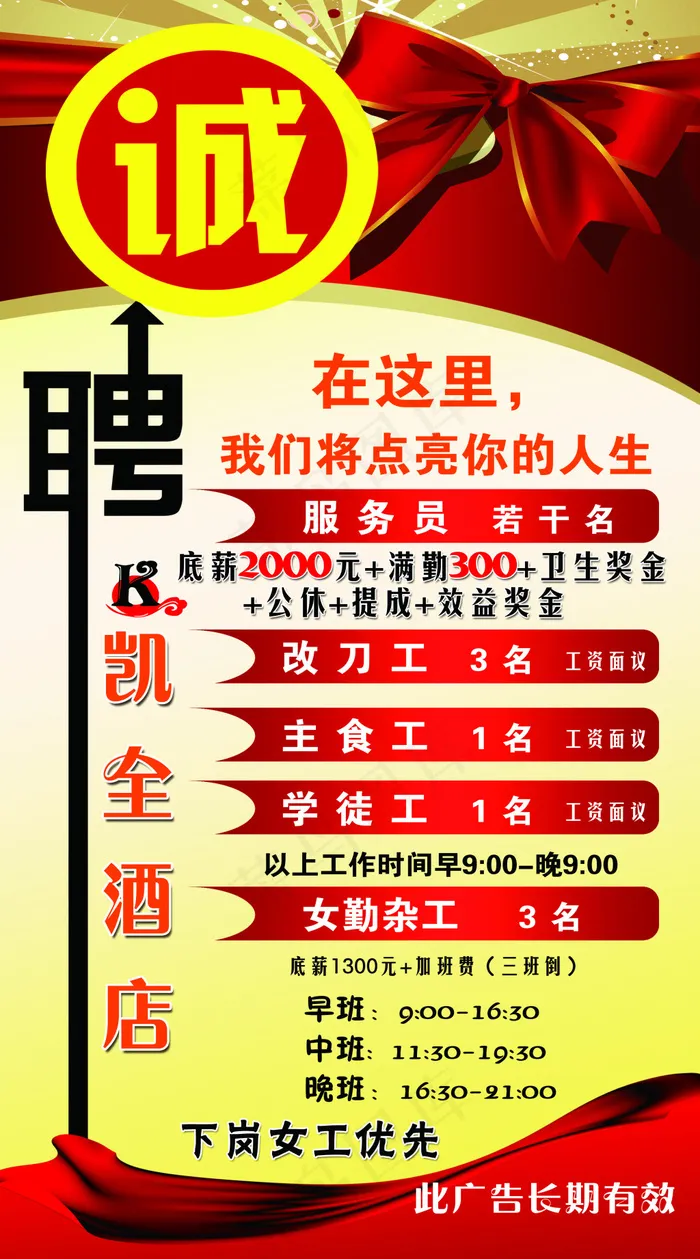 招聘(2835X5102(DPI:72))psd模版下载