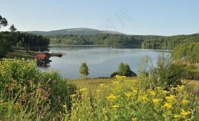 春天山水风景图片