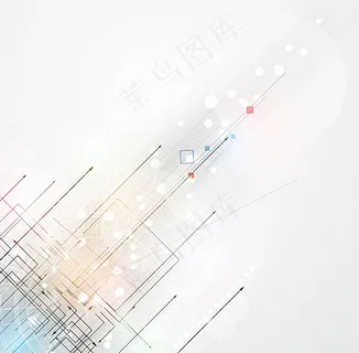 梦幻光斑箭头背景 梦幻光斑箭头背景