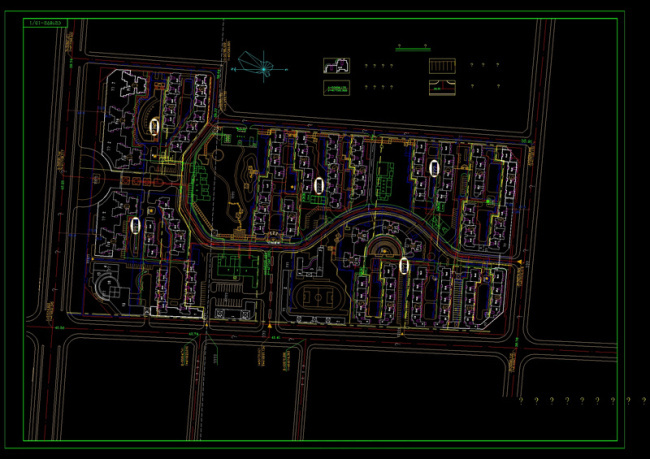 某小区总平面布置图