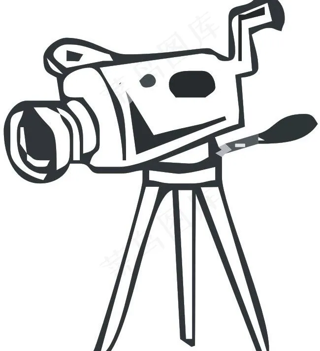 摄影机形象创意矢量图图片cdr矢量模版下载