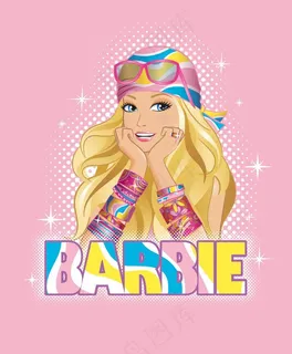 芭比印花图案图片
