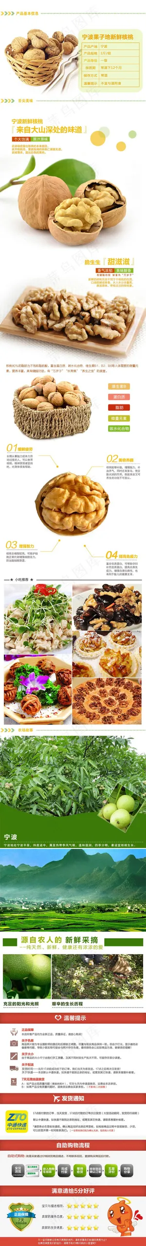 薄皮核桃 纸皮核桃 详情页图片 薄皮核桃 纸皮核桃 详情页图片