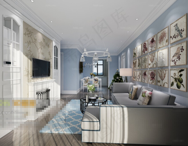 华贵的欧式室内居住空间