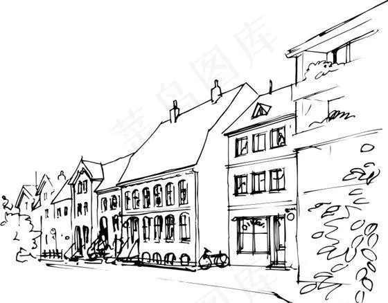 矢量建筑 矢量素材 EPS格式_0049eps,ai矢量模版下载