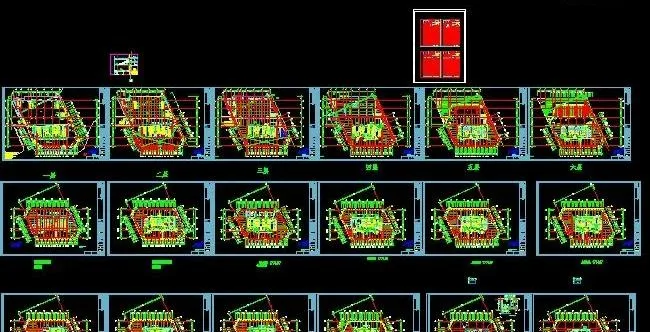 完整的办公楼平面设计图