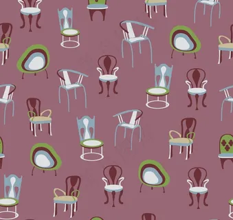 卡通椅子底纹背景图片