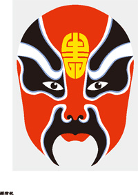 京剧脸谱全集矢量图