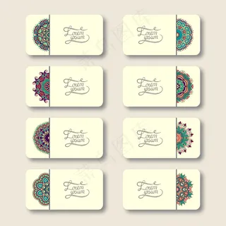 精美民族花纹设计素材