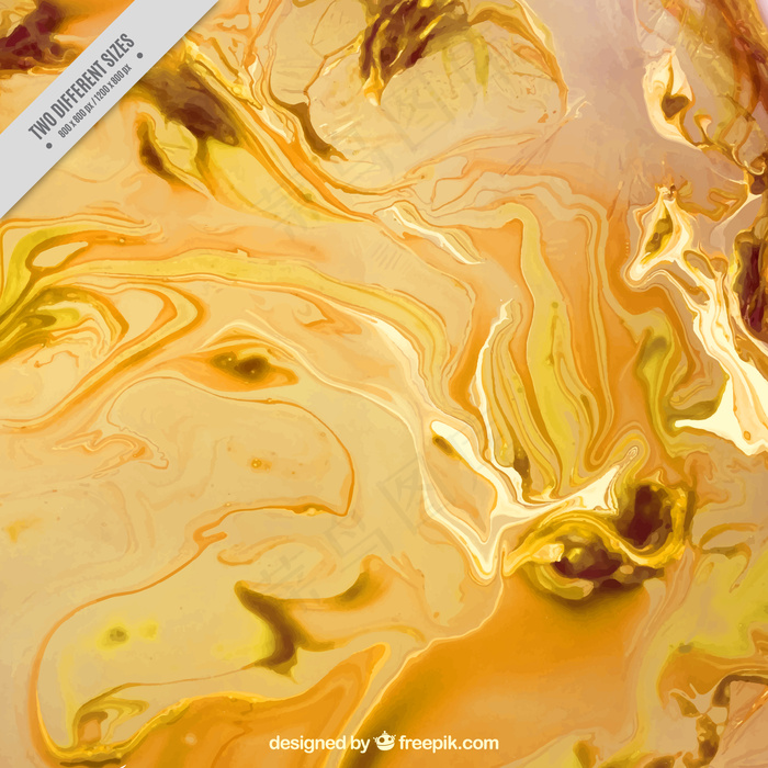 黄色背景矢量图