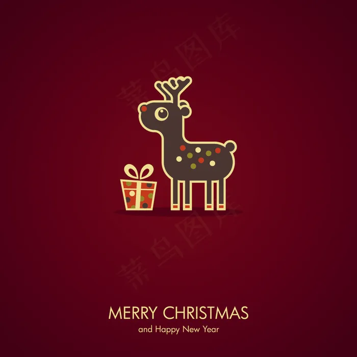 2013蛇年圣诞节卡片矢量素材eps,ai矢量模版下载