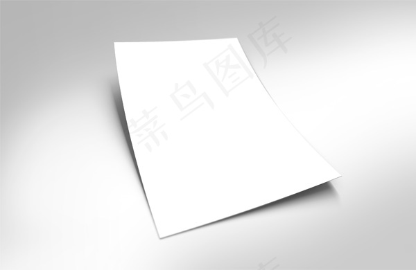 一张立体白纸