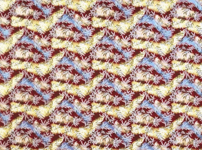 三色条纹树叶背景图片