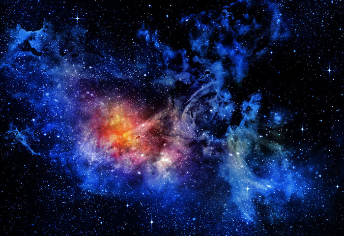 蓝色梦幻宇宙太空