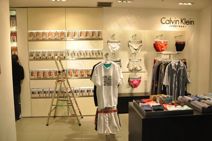 ck 卡文克莱恩 店铺陈列图片
