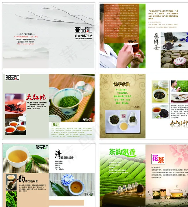 茶叶画册图片(3508X3868(DPI:300))psd模版下载