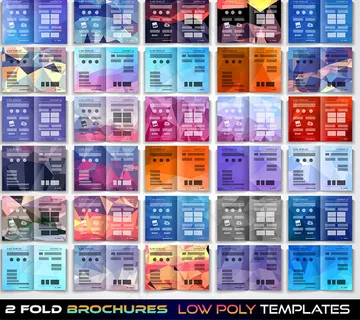 时尚多边形背景矢量素材