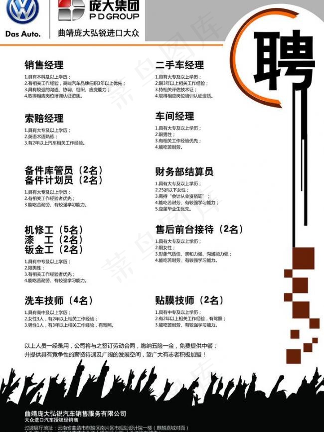 招聘展板图片ai矢量模版下载