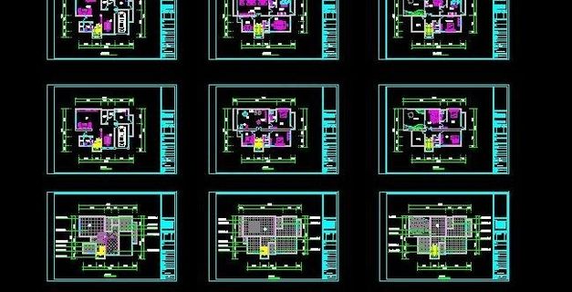 三层独栋别墅装修施工图