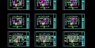 三层独栋别墅装修施工图