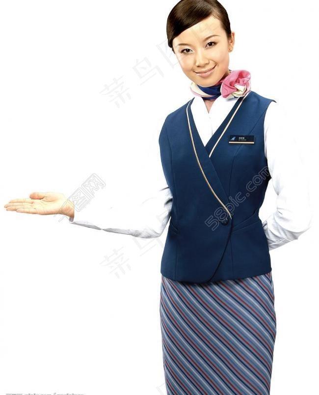 去背景的客服小姐psd图片psd模版下载