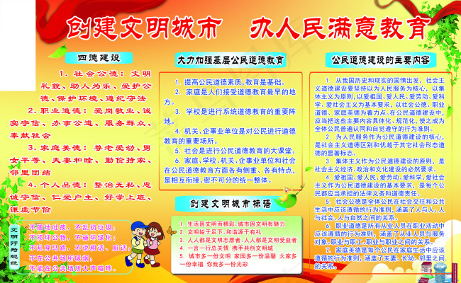 展板psd模版下载