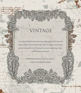 欧式华丽花边矢量的年份