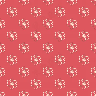 小红花矢量背景素材