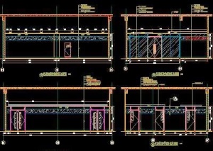 四层核医学候诊区立面图-门诊、急诊...