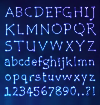 星光字母设计系列矢量图9