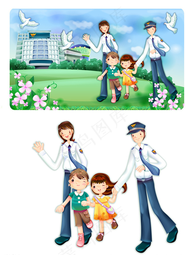 人物卡通简笔画图片