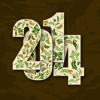 花纹剪纸2014矢量素材