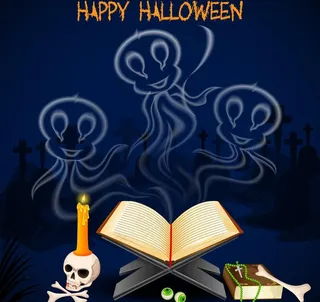 万圣节海报背景图片