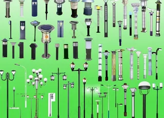 常用绿化灯具素材图片