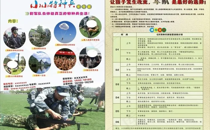 招生宣传单图片cdr矢量模版下载