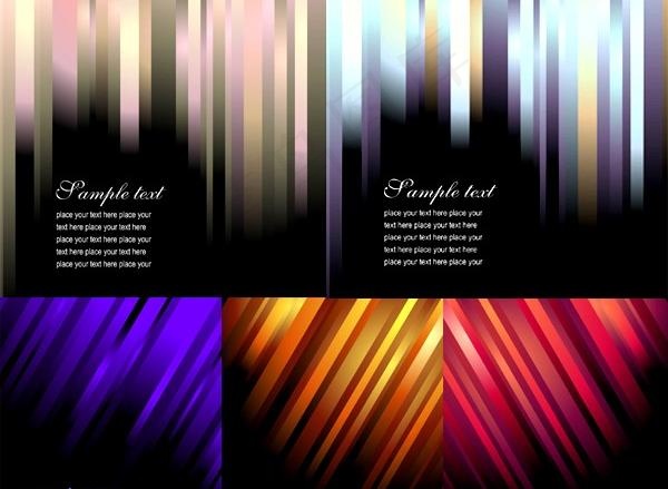 色斜纹背景矢量素材