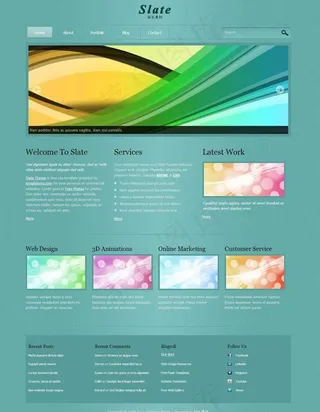 html5模板下载图片